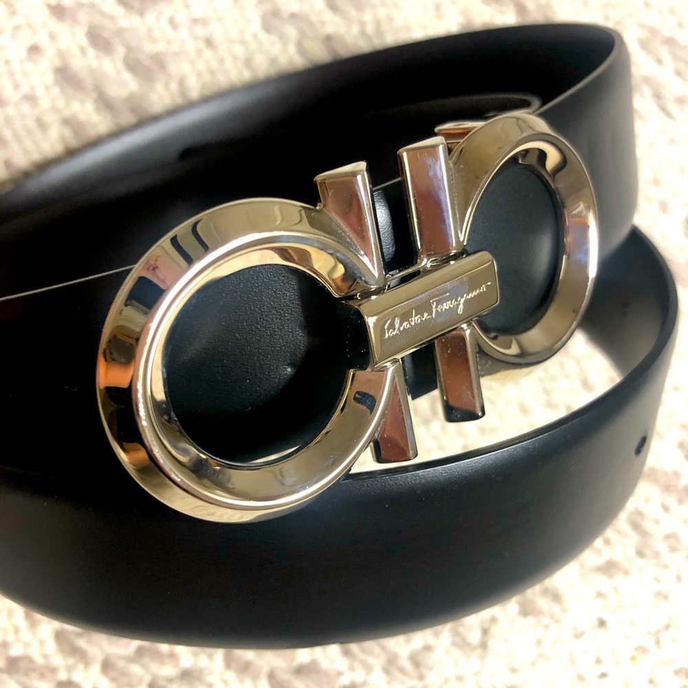 Salvatore Ferragamo leather belt for Men